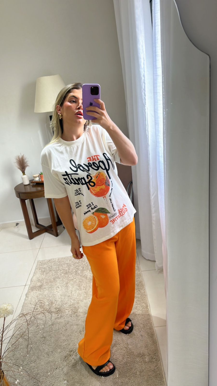 T-shirt over Aperol