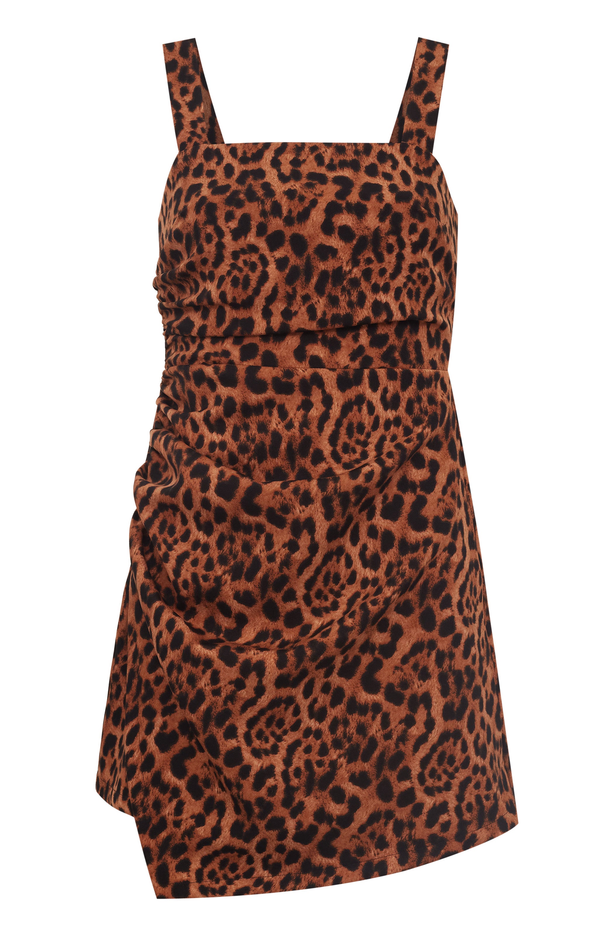 Vestido alfaiataria animal print