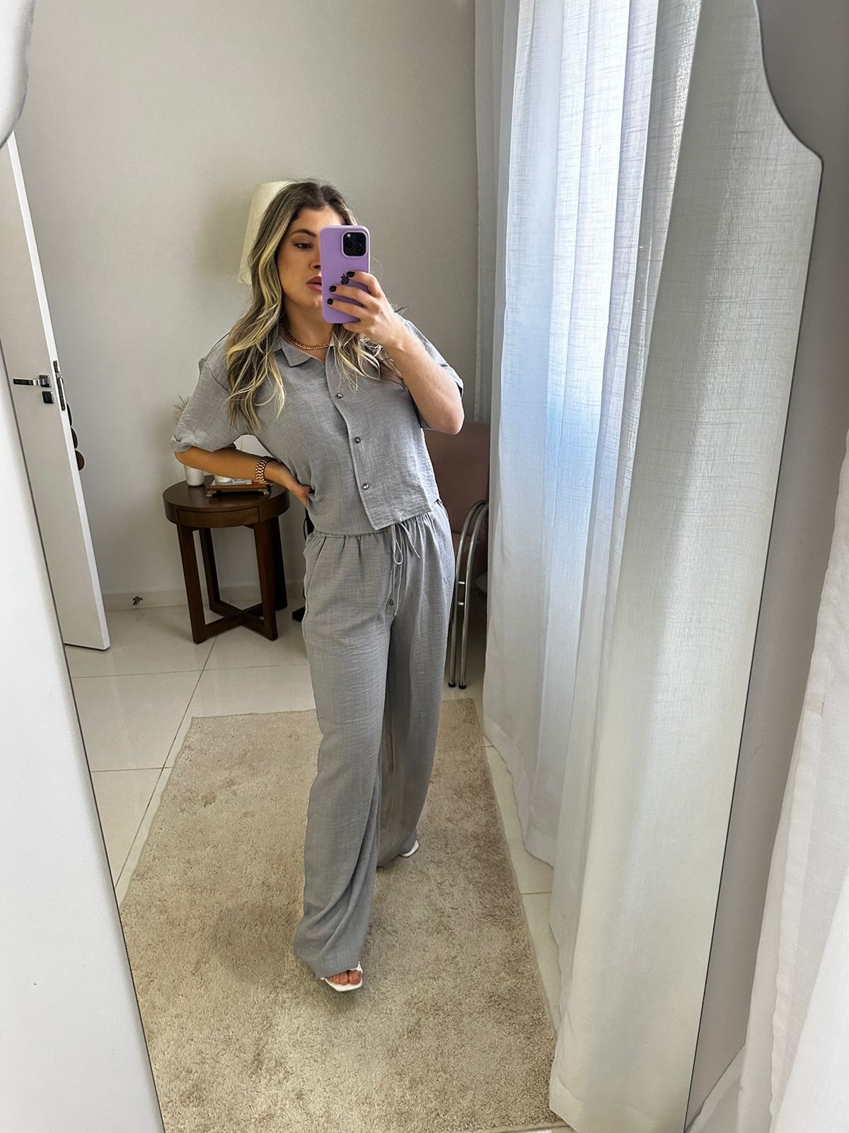 Calça Gris